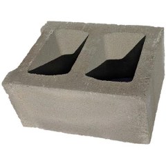BLOCK NW 12X8X16  CORED