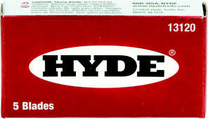 HYDE 13140 RAZOR BLADES (5/PKG) 43461