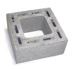 CHIMNEY BLOCK RI 3LW 16X16 1PC "