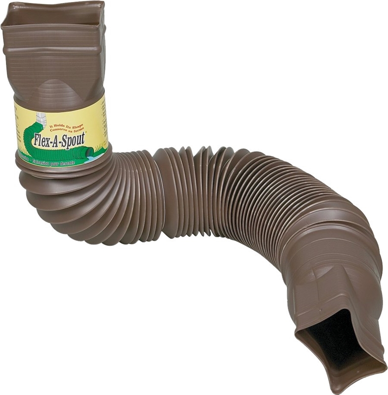 FLEX-A-SPOUT BROWN 24-55"    - FITS 2X3 & 3X4 DOWNSPOUTS"