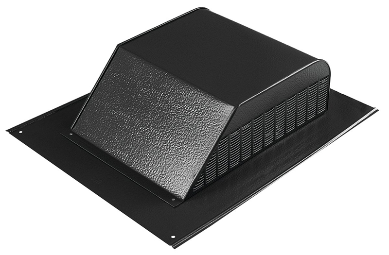 SSB SLANTBACK ROOF LOUVER BLACK GAF ALUMINUM