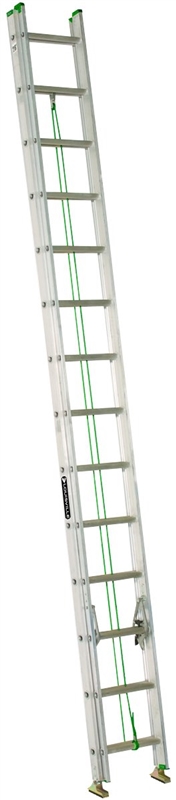 28' ALUM EXT LADDER 225#      - WERNER D1228-2