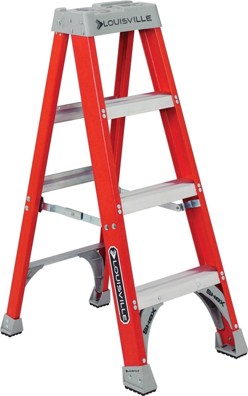 4' FG STEP LADDER 300# TYPE 1A WERNER 6204 LOUISVILLE FS1504