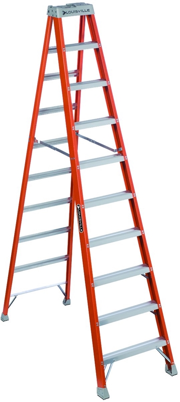 10' FG STEP LADDER 300# TYPE 1A WERNER 6210 LOUISVILLE FS1510