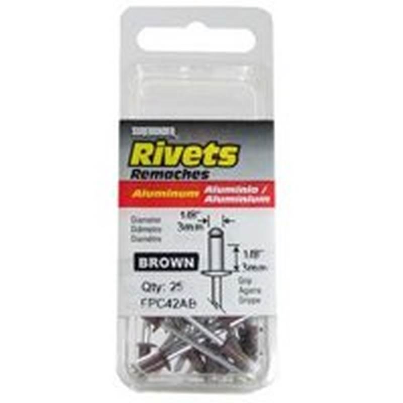 FPC42AB 1/8 ALUM RIVET SHORT POP"