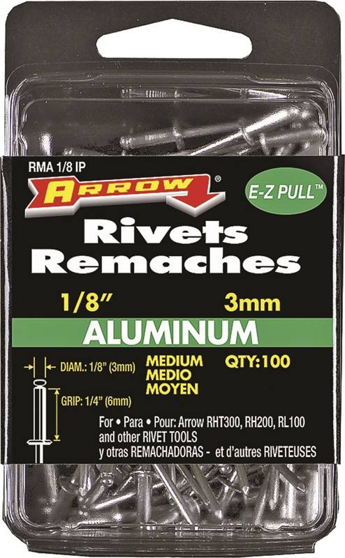 RIVET MED ALUM 1/8X1/4IN