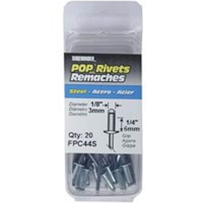 FPC44S 1/8 STEEL RIVET MEDIUM POP"