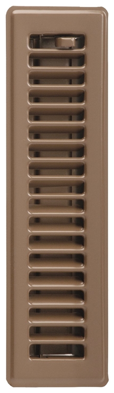 REGISTER FLOOR 2-1/4X12IN BRN