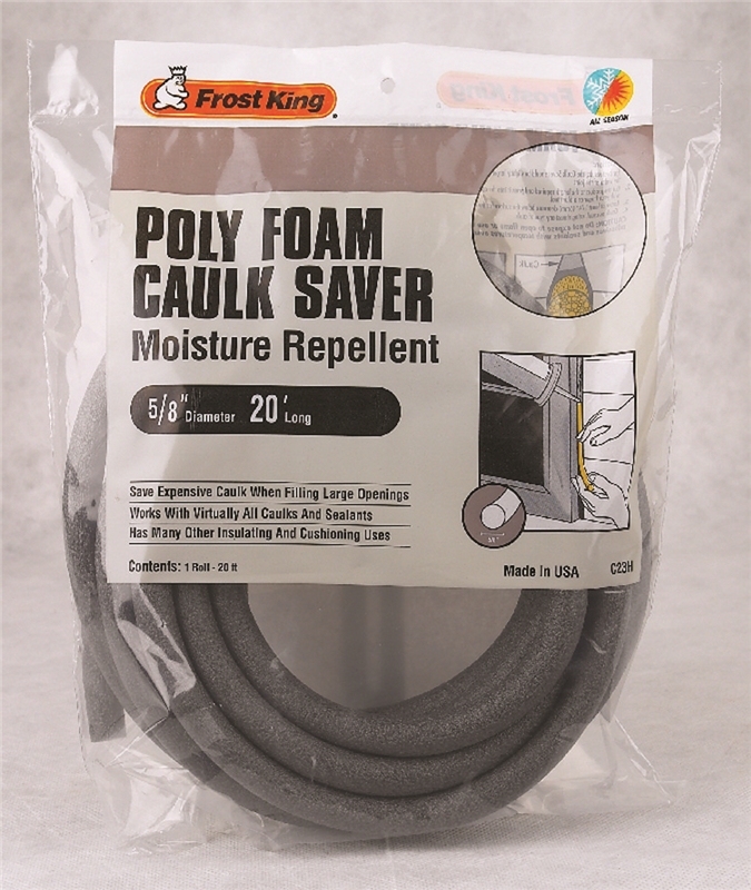 C23H CAULK SAVER 5/8 DIA X 20' BACKER ROD"