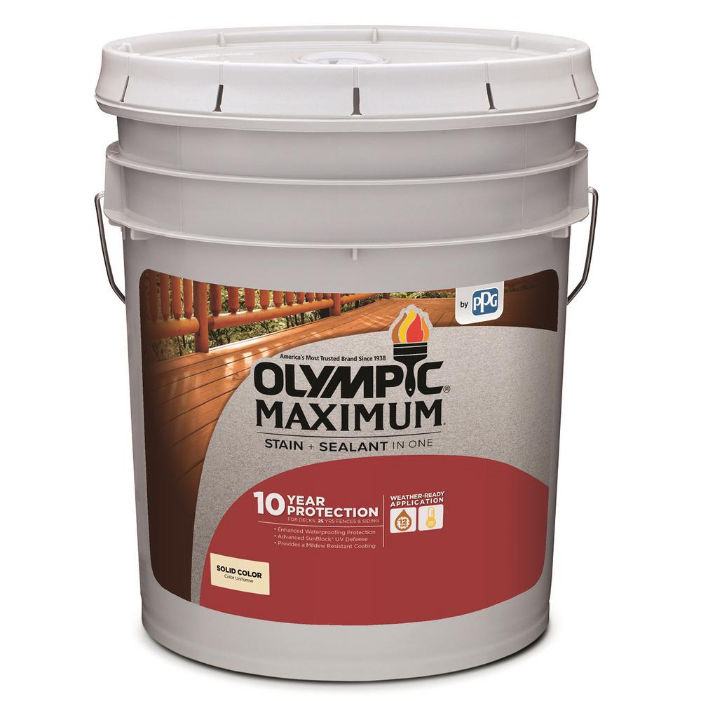OLYMPIC MAX S/C WHT/PST 5 GAL