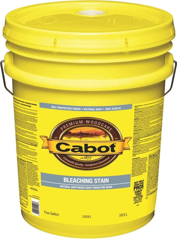 CABOT 10241 BLEACHING STAIN ACRYLIC 5 GALLON