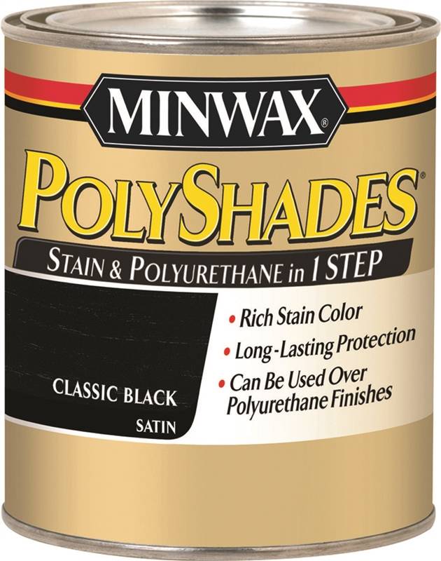 MINWAX 395 POLYSH SAT CL BLACK CLASSIC BLACK