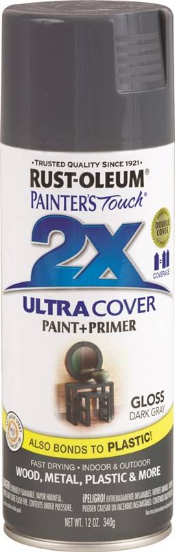 PTR TCH 2X DARK GRAY SPRAY ULTRA COVER GLOSS AERO 12OZ
