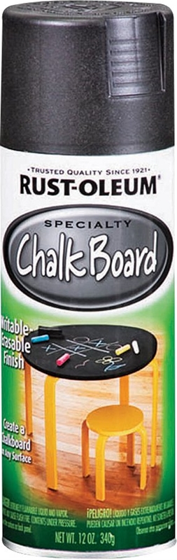 RUSTO SPRAY ON CHALKBOARD BLACK RUSTOLEUM