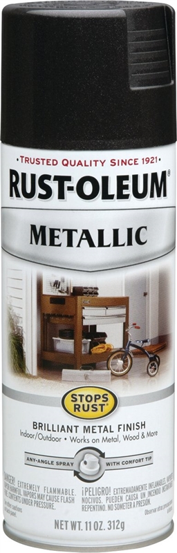 RUSTOLEUM METALLIC BLACK AERO RUSTOLEUM 11OZ