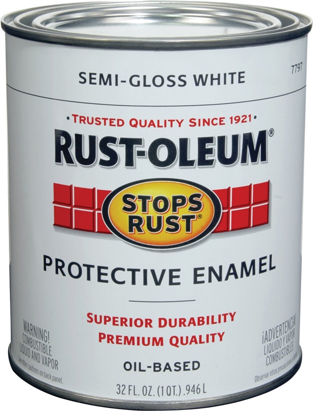 RUSTOLEUM SEMI GLOSS WHITE