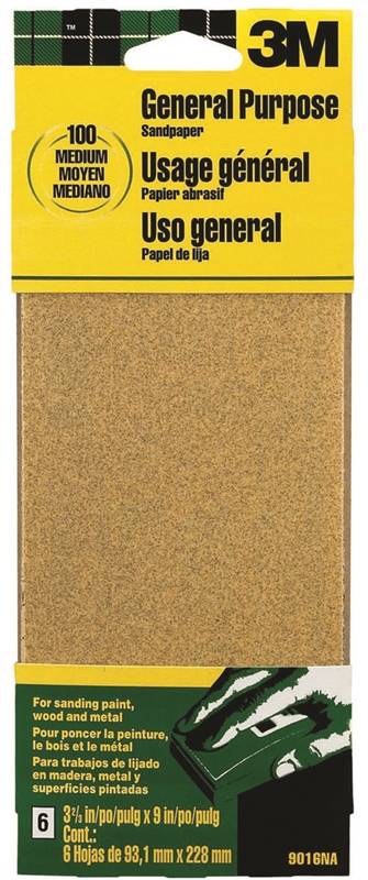 3M 9016 POWER SANDING SHT- MED