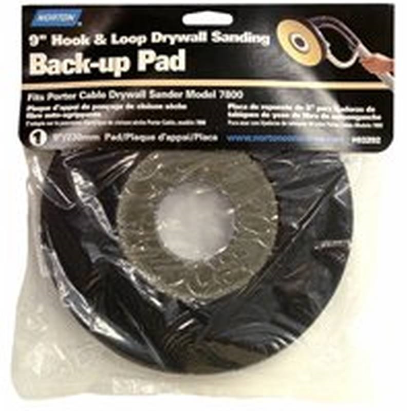 9 DRYWALL SANDER BACK-UP PAD NORTON"