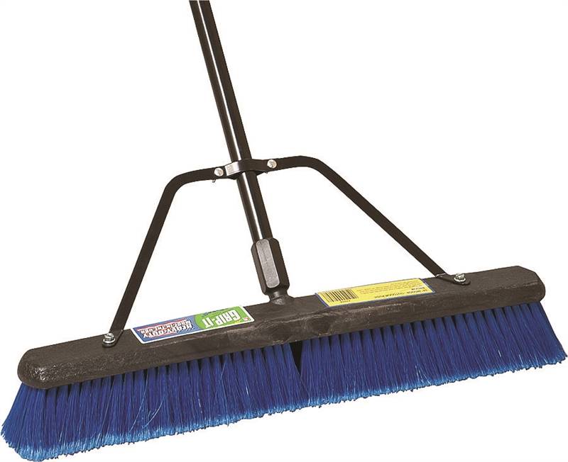 PUSH BROOM W/BRACE 24IN MEDIUM