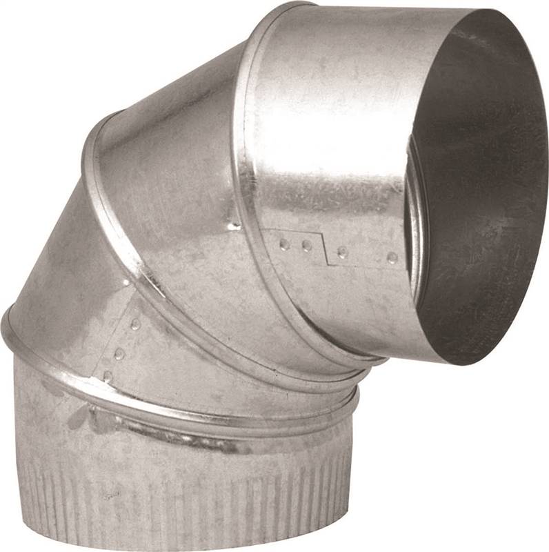 SMOKE PIPE 6 ELBOW 26GA GALV 103003"