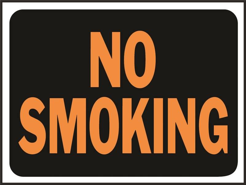 HY-KO 3013 NO SMOKING SIGN