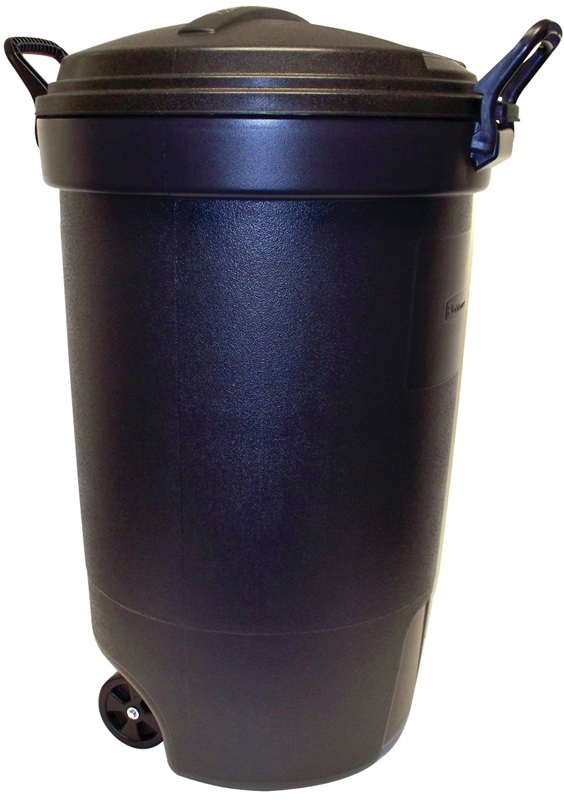 32GAL ROLLING GARBAGE CAN / LID TRASH CAN