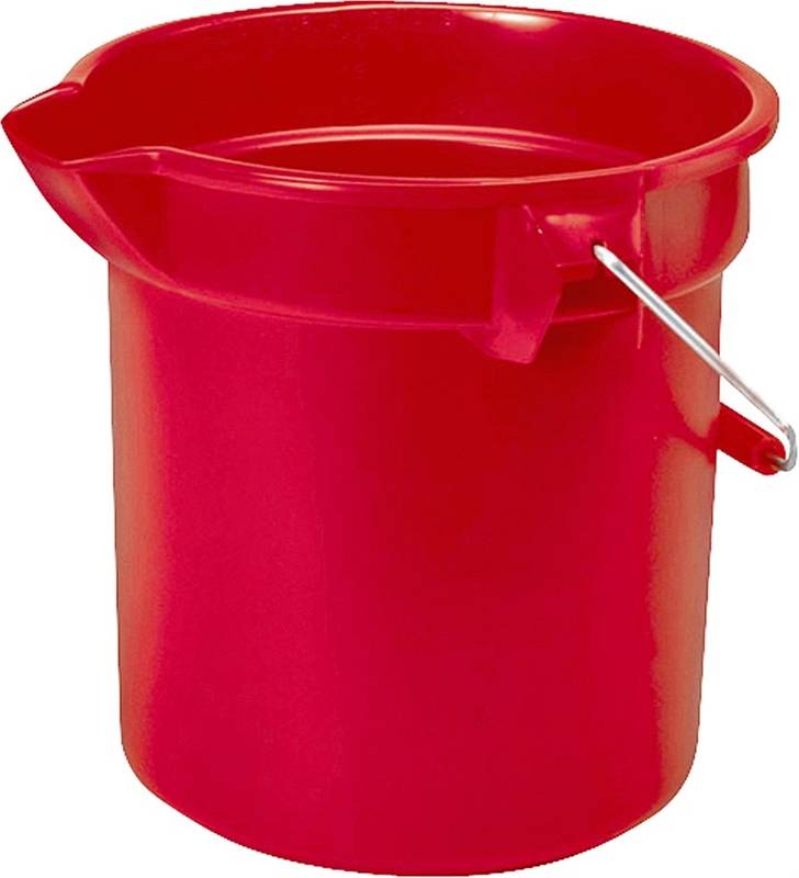 RUBBMD 2963 RED 10QT RD BUCKET
