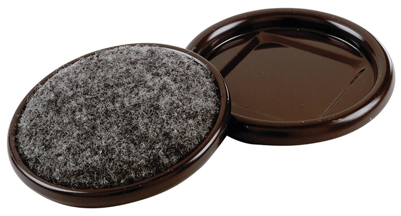 2-1/2 ROUND CARPET BASE CUPS 4/CARD"