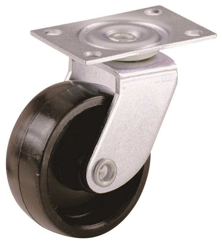 9556 1-1/4 BLK PLATE CASTER