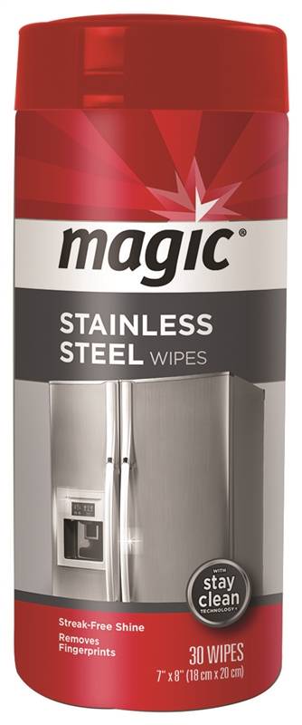 STAINLESS STEEL MAGIC WIPES 35/PK