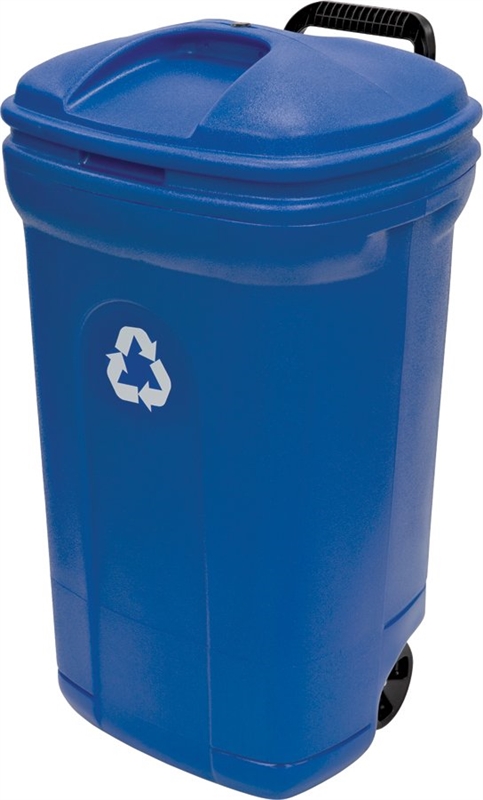 32 GAL RECYCLING TRASH CAN