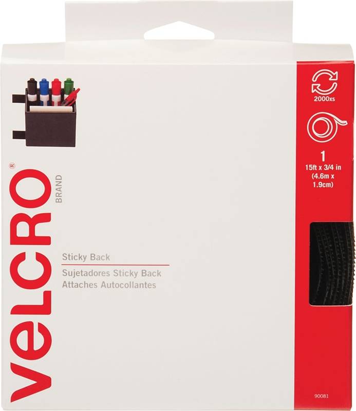 VELCRO WHITE 3/4X15' ROLL "