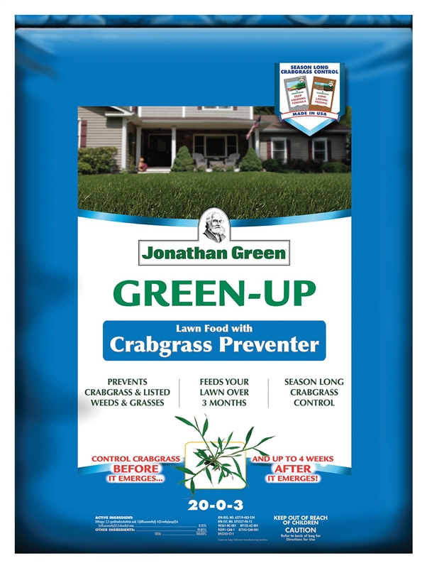 J GREEN CRABGRASS PREVENTER 15M APPLY EARLY SPRING