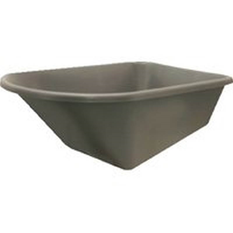 RP625 6CUFT POLY WHEELBARROW YELLOW