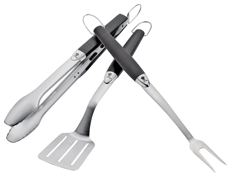 WEBER 3 PC SS GRILL TOOL SET