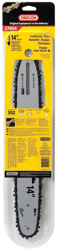 OREGON 14 BAR & CHAIN COMBO  - POULAN #1420 & #3314 CHAINSAW"