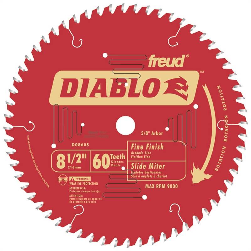 DIABLO 8-1/2X60T MITER BLADE