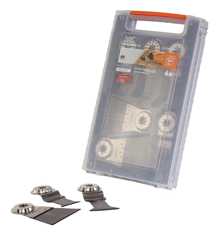 FEIN BLADES ASSORTMENT 6PK BEST OF - COMES WITH CASE