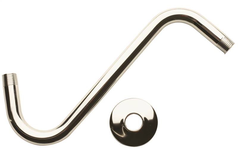 SHOWER ARM S-STYLE CHROME