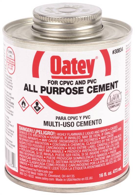 OATEY 30834 ALL PURP CEMENT-PT 882658
