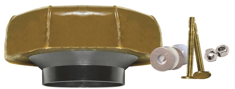 WAX RING W/EXTRA WAX & BOLTS