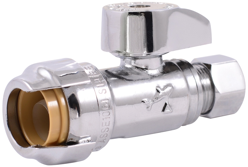 VALVE 1/2X3/8IN STRGHT PSH FIT