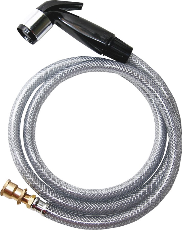 SINK SPRAYER BLACK 48IN HOSE