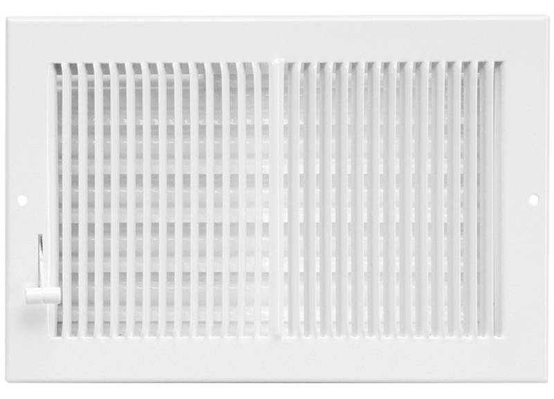 REGISTER SIDEWALL 14X6IN WHT
