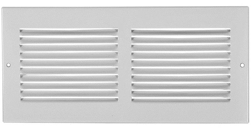REGISTER SIDEWALL 10X4IN WHT