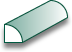 QUARTER ROUND - 1/4 INCH 8057