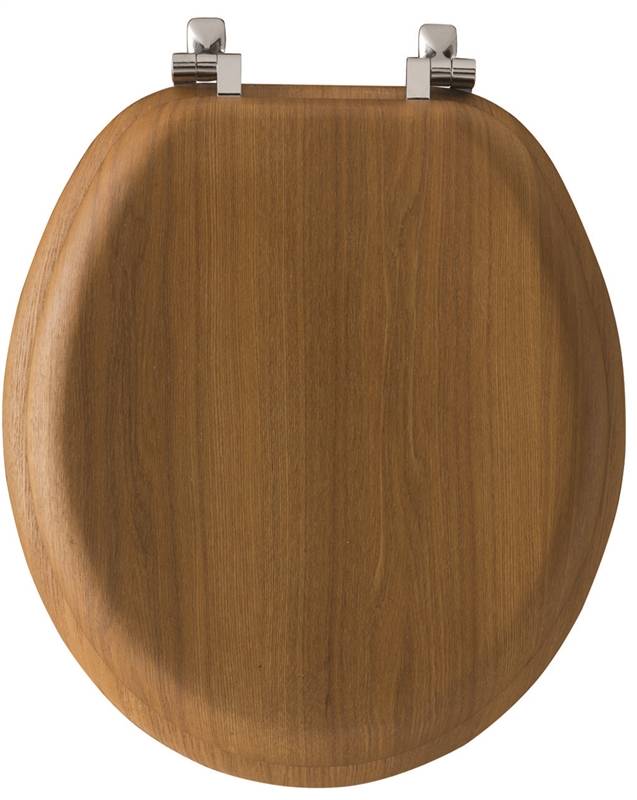 TOILET SEAT ELG VENEER NAT OAK