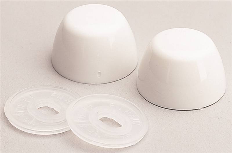 CAP TOILET BOLT WHITE