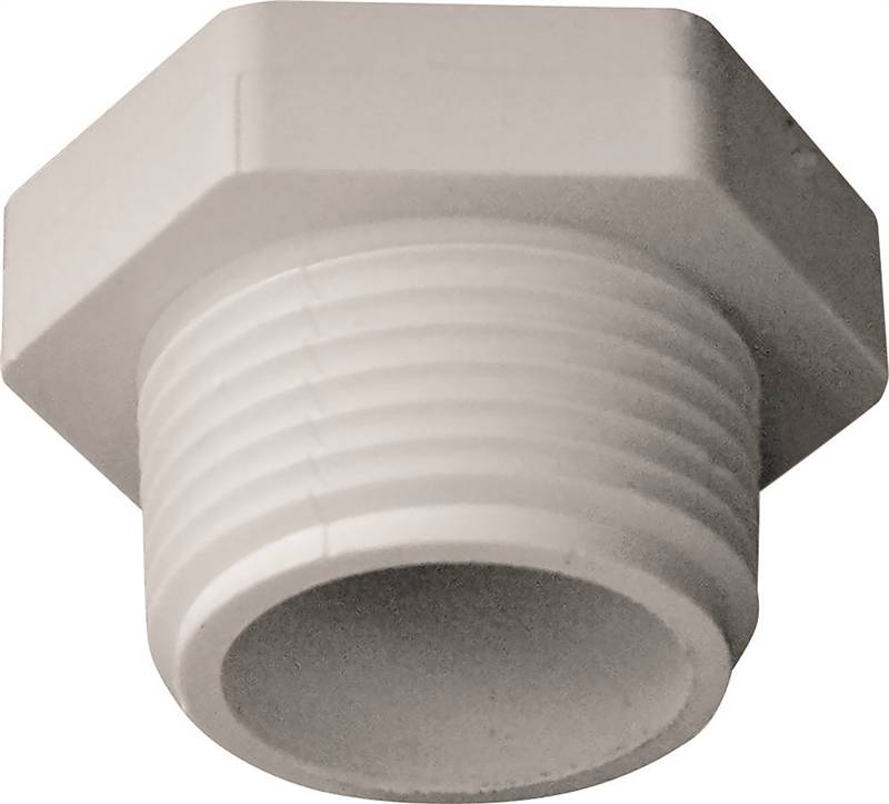PVC 1 MIP THREADED PLUG "
