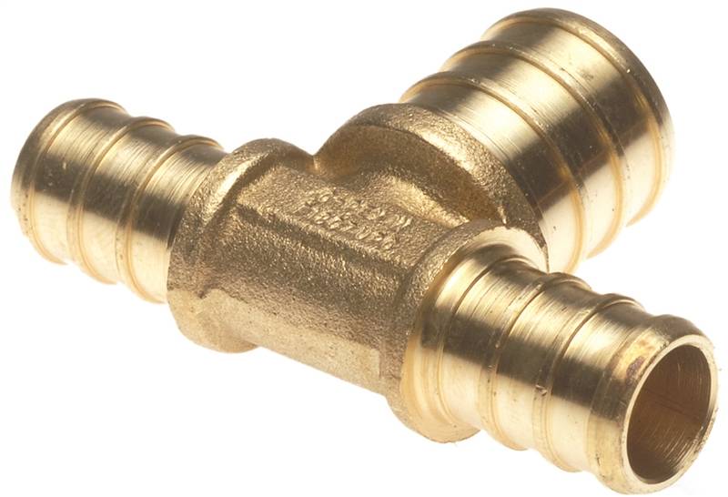 FITTING PEX TEE 1/2X1/2X3/4BRS
